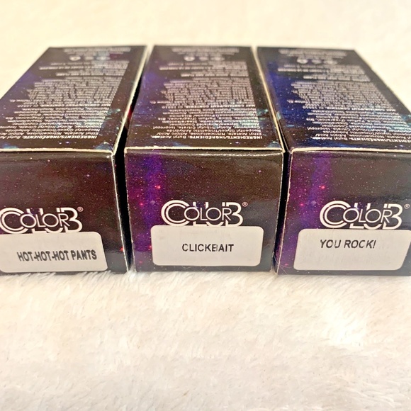 Color Club Nail Lacquer Polishes You Rock! + Clickbait + Hot Hot Pants 3pc Lot - Picture 7 of 8